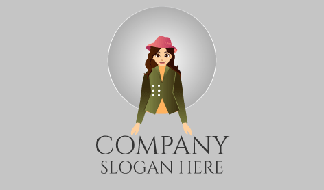 Women Fashion Hat Logo