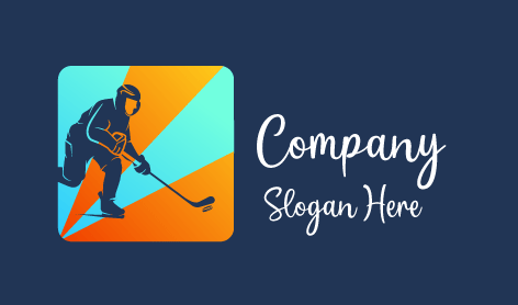 Experienced Hockey Player Logo