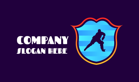 Hockey Play Shield Logo