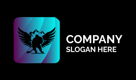 Hockey Winged Man Logo