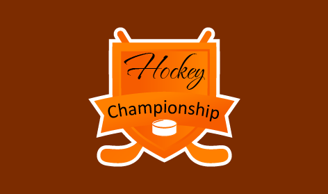 Orange Hockey Strength Logo