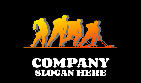 Skillful Hockey Teammates Logo