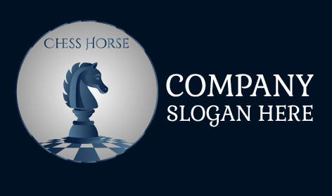 Chess Game Horse Logo