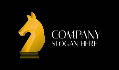 Chess Knight Horse Logo