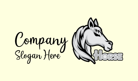 Ice Gray Horse Logo