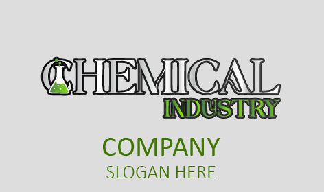 Chemical Production Industrial Logo