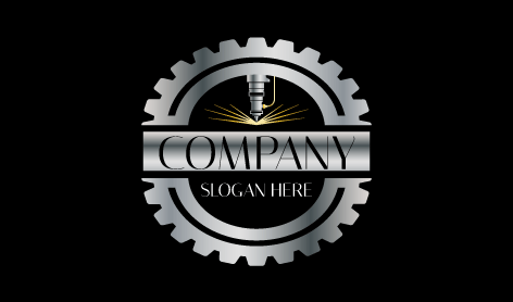 Laser Cutting Industrial Logo