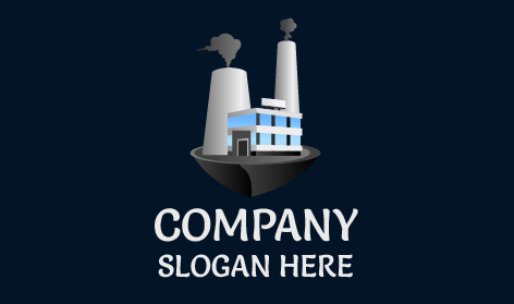 Steam Turbine Industrial Logo