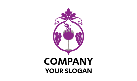 Delightful Grape Juice Logo