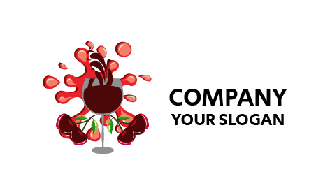 Revitalizing Juice Stall Logo