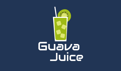 Nutritious Iced Guava Juice Logo