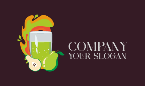 Pear Fruit Juice Logo