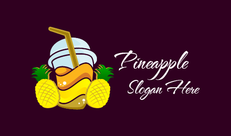 Plastic Juice Cup Logo