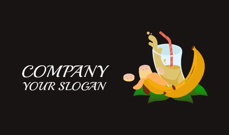 Scrumptious Banana Juice Logo