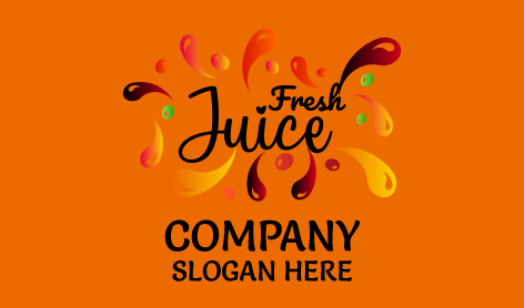 Vibrant Juice Visualization Logo