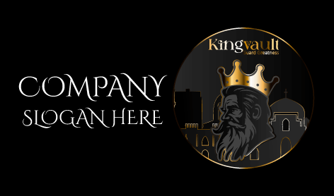 Black King Face Logo