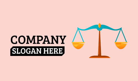 Justice Scale Lawyer Logo