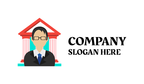 Premium Judicial Lawyer System Logo