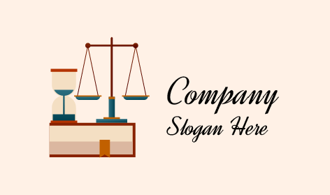 Sand Hourglass Lawyer Logo