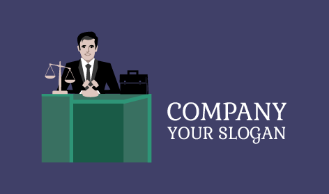 Strongly Committed Lawyer Logo