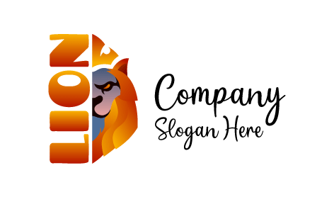 Bold Style Lion Logo