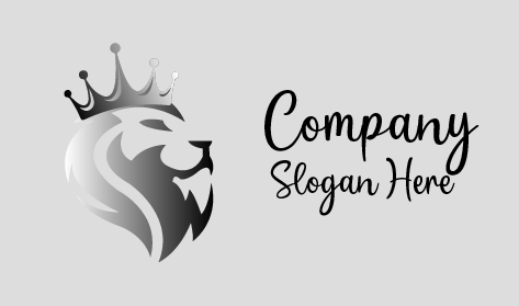 Lion Abstract Visual Logo