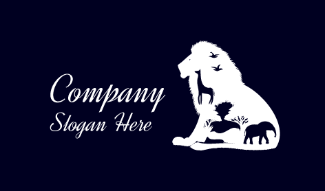 Lion Animal Kingdom Logo