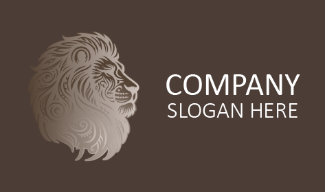 Lion Artistic Demeanor Logo