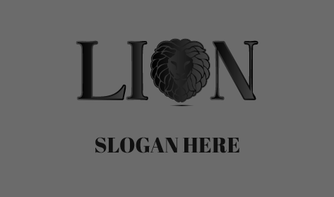 Lion Bushy Mane Logo