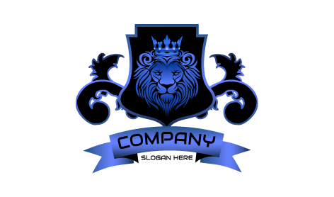Prestigious Shield Lion Logo
