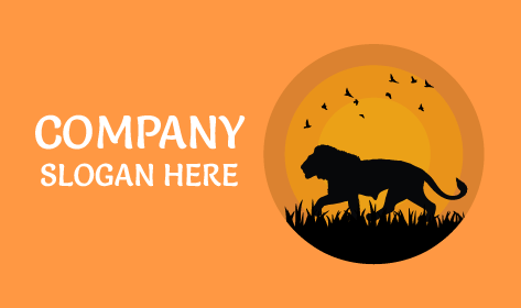 Speedily Moving Lion Logo