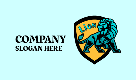 Unbeatable Strength Lion Logo