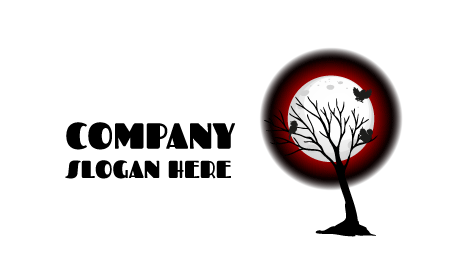 Crimson Orb Moon Logo