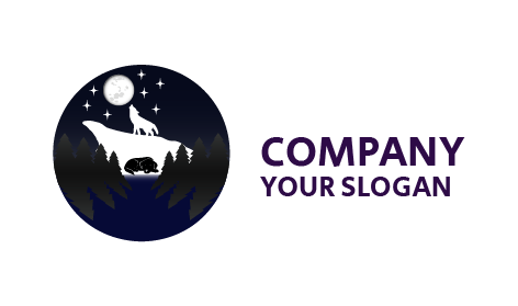 Heavenly Moon Shimmering Logo