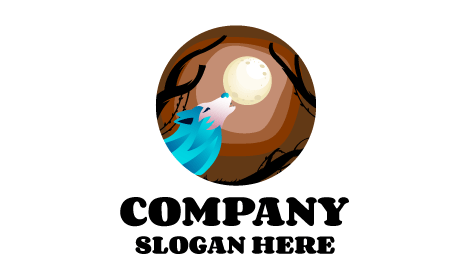 High Pitched Howl Moon Logo