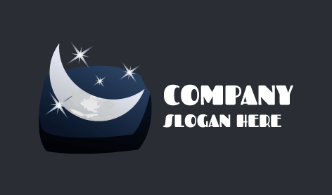 Luminous Constellation Moon Logo