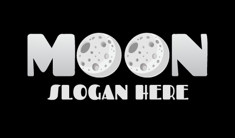 Lunar Pits Moon Logo