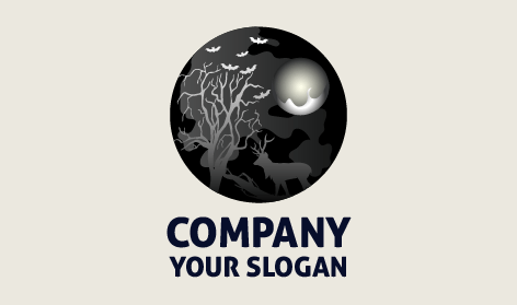 Wildlife Tourism Moon Logo