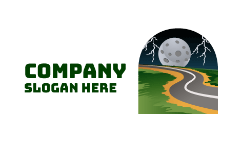 Winding Road Moon Logo