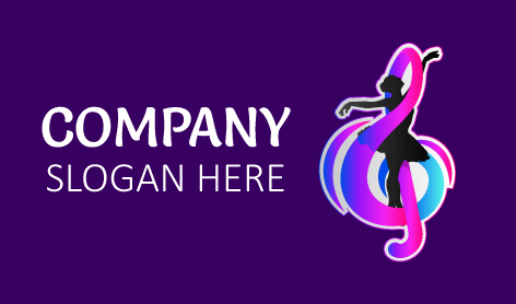 Elegant Ballet Music Logo