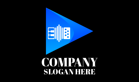 Music Player Button Logo