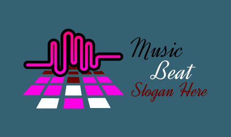 Pink Music Note Logo