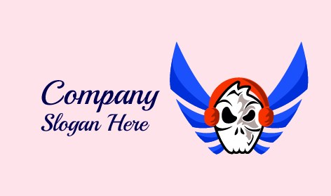 Red Headphone Music Logo