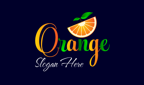 Citrusy Slice Orange Logo