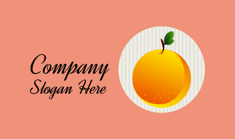 Dotted Peel Orange Logo