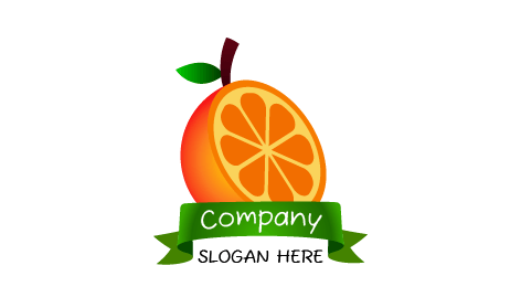 Flower Shaped Orange Logo