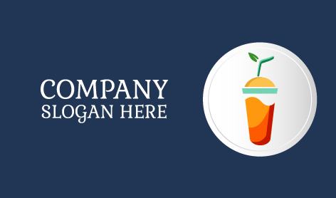 Healthy Orange Juice Logo