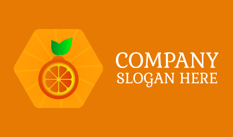 Orange Slice Striking Logo