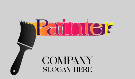 Effortlessly Unique Painter Logo