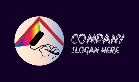 Fascinating Hues Painter Logo